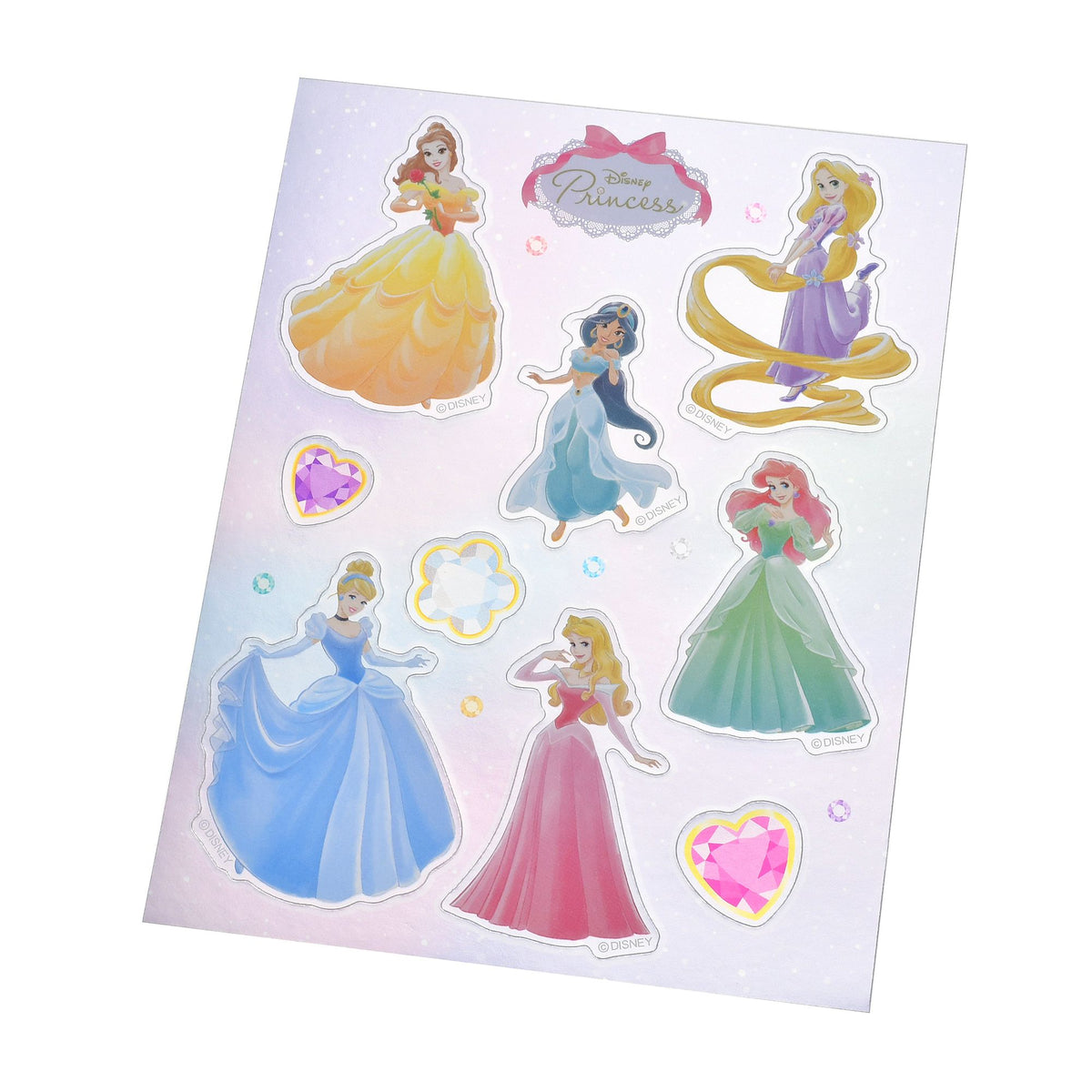 Disney Prinzessinnen Kinder-Origami-Memo-Set mit Stickern, 40 Blätter – Ansicht 4