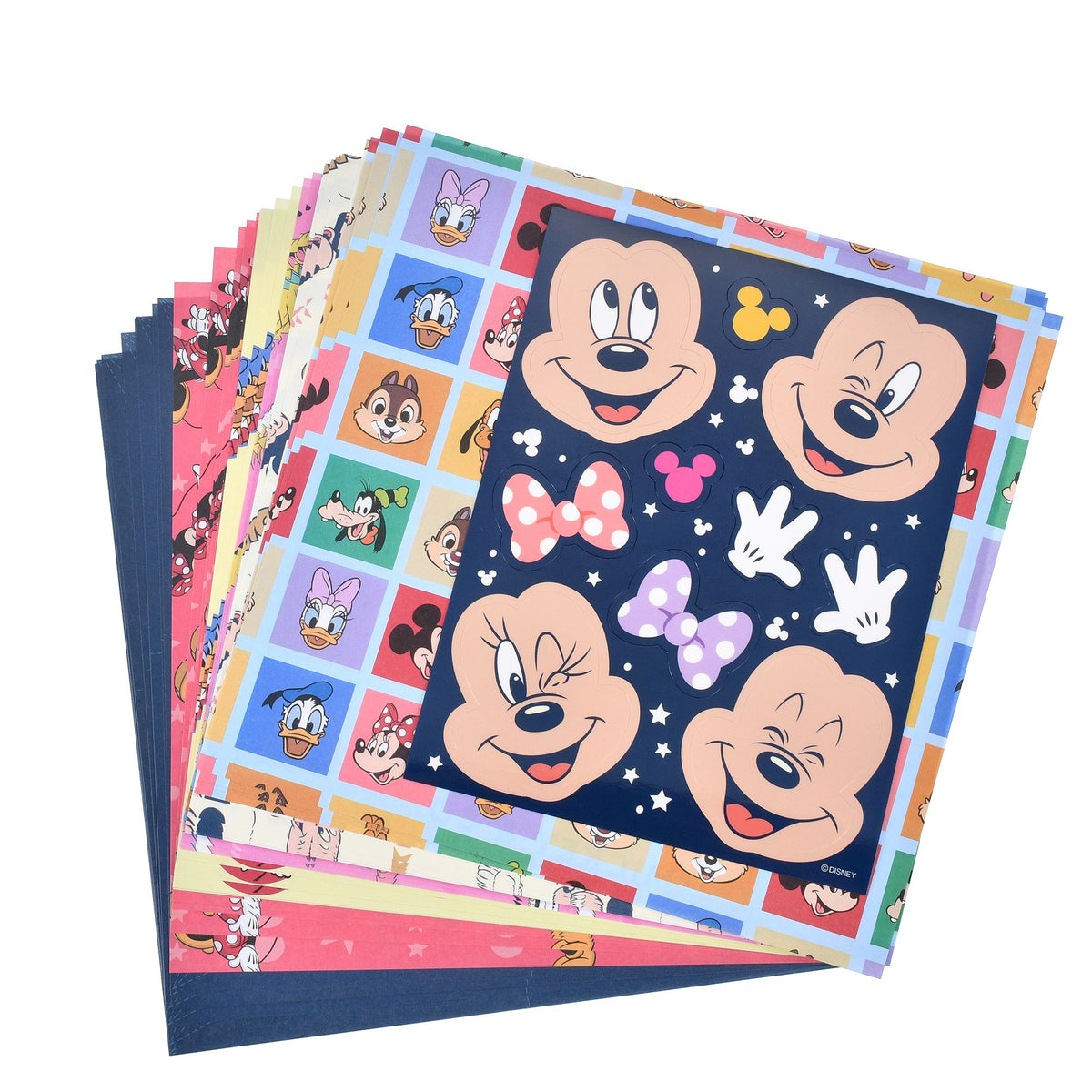 Micky Maus & Minnie Maus Kinder-Origami-Set mit Memofeld und Stickern – Ansicht 2