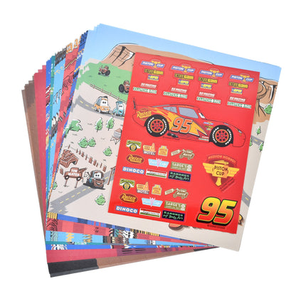 Cars Kinder-Origami-Memo-Set Lightning McQueen & Hook, mit Stickern – Ansicht 2