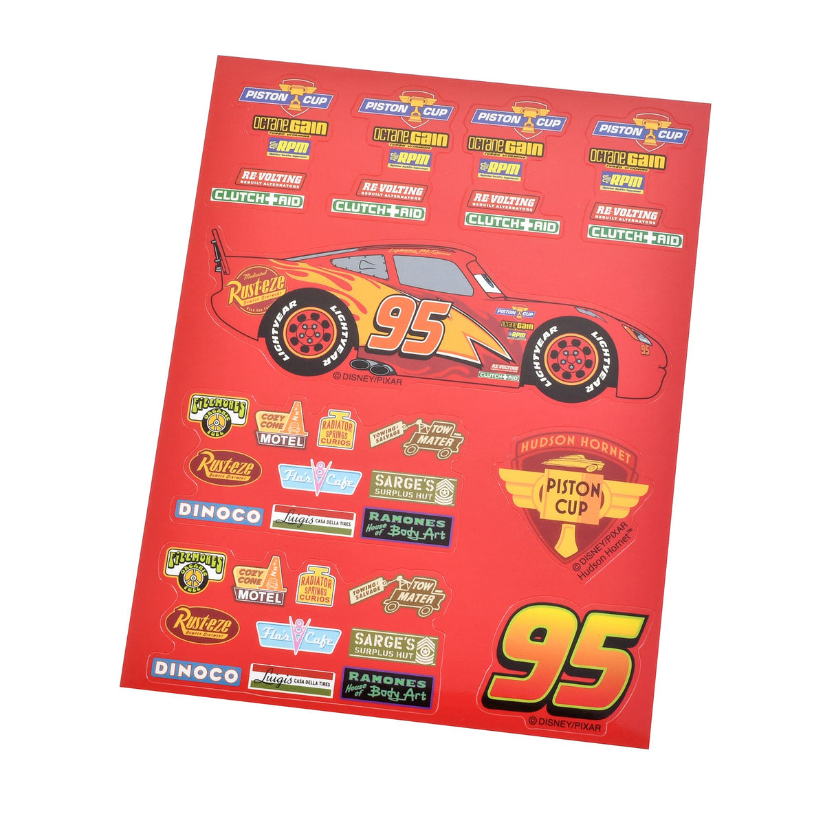 Cars Kinder-Origami-Memo-Set Lightning McQueen & Hook, mit Stickern – Ansicht 4