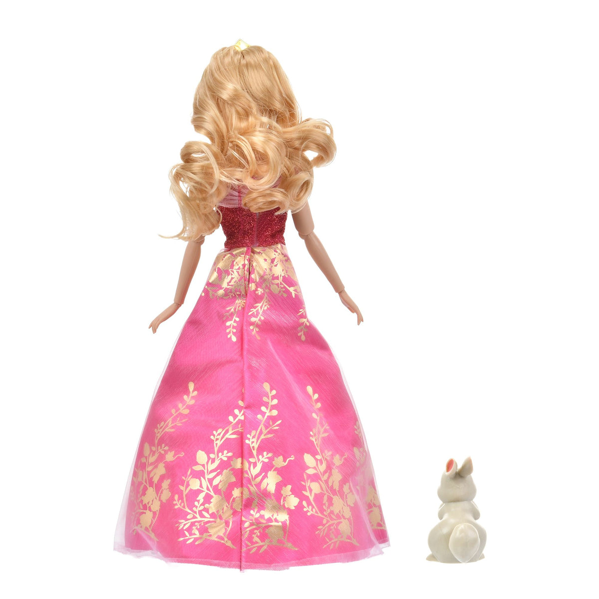 Disney Prinzessin Aurora Puppe mit Hasen-Figur, klassisch 30 cm – Ansicht 3