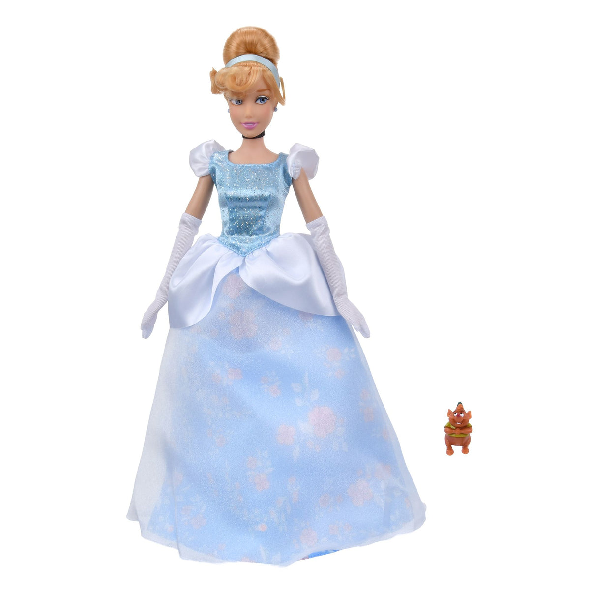 Disney Prinzessin Cinderella Classic-Puppe mit Gus-Figur, ca. 30 cm – Ansicht 2