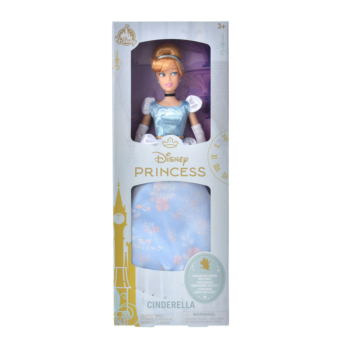 Disney Prinzessin Cinderella Classic-Puppe mit Gus-Figur, ca. 30 cm – Ansicht 8