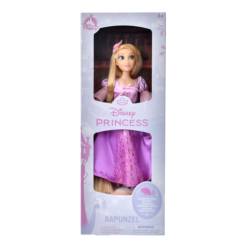 Rapunzel & Pascal Klassik-Puppe mit Figur – Disney Prinzessin Puppe