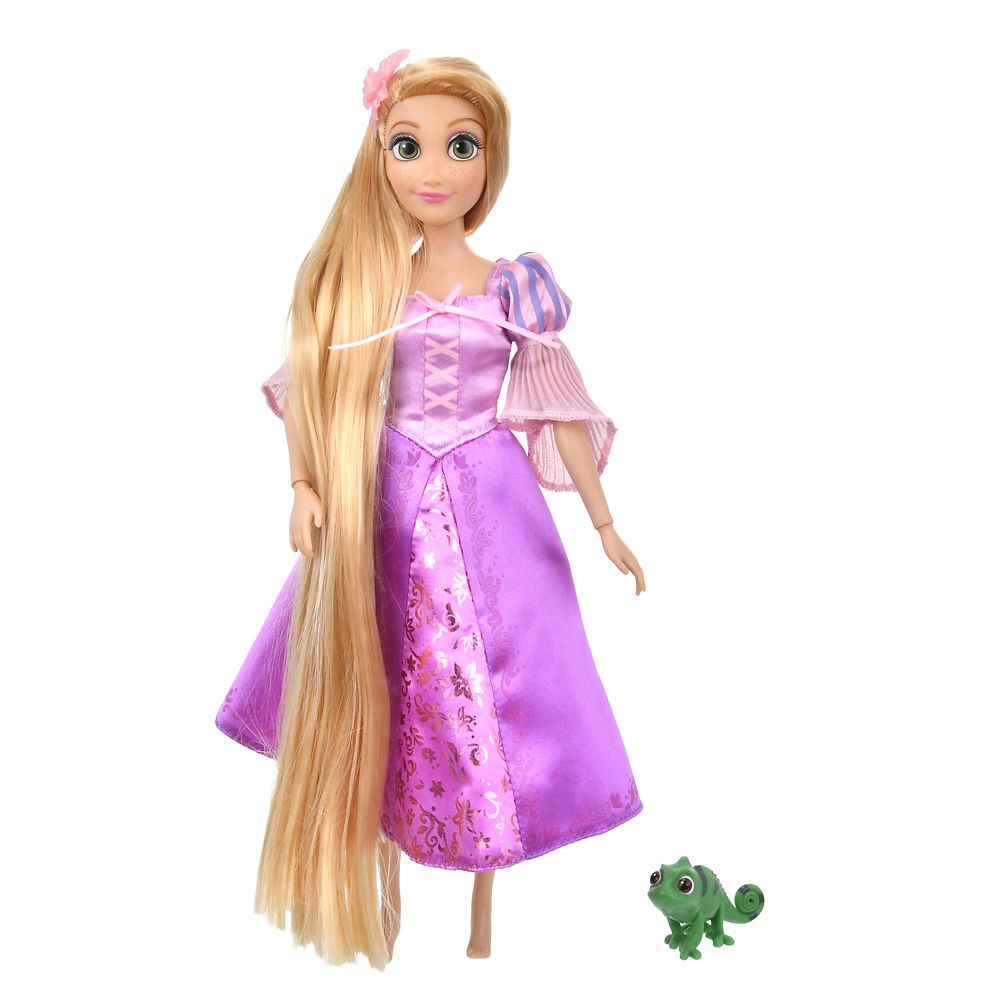Rapunzel & Pascal Klassik-Puppe mit Figur – Disney Prinzessin Puppe