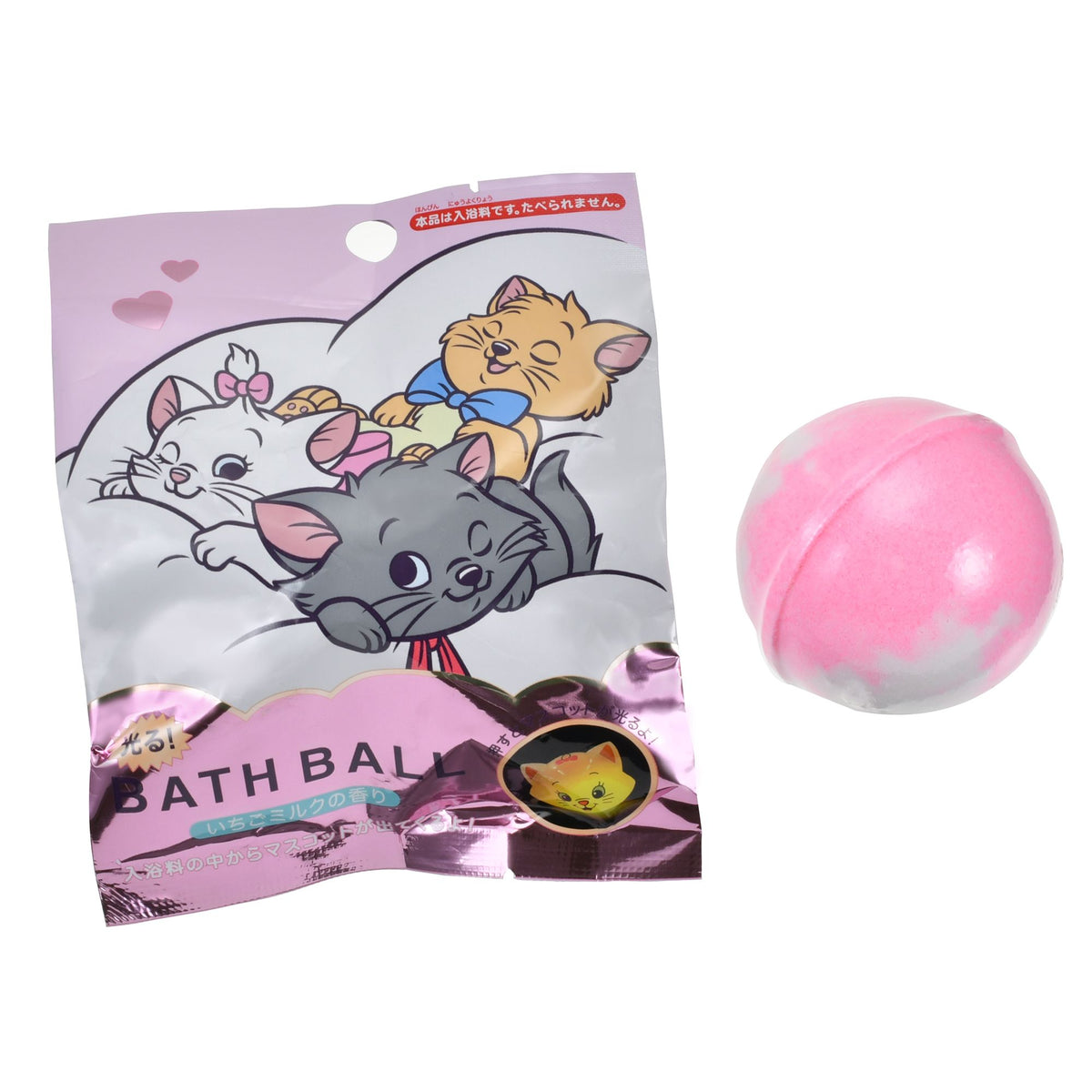 Aristocats Marie, Berlioz & Toulouse Badebombe mit Leucht-Maskottchen, Blind-Box – Ansicht 5