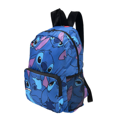 Stitch Rucksack – faltbarer Disney Rucksack mit Allover-Print