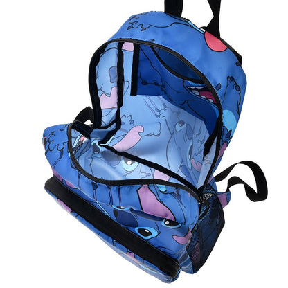 Stitch Rucksack – faltbarer Disney Rucksack mit Allover-Print