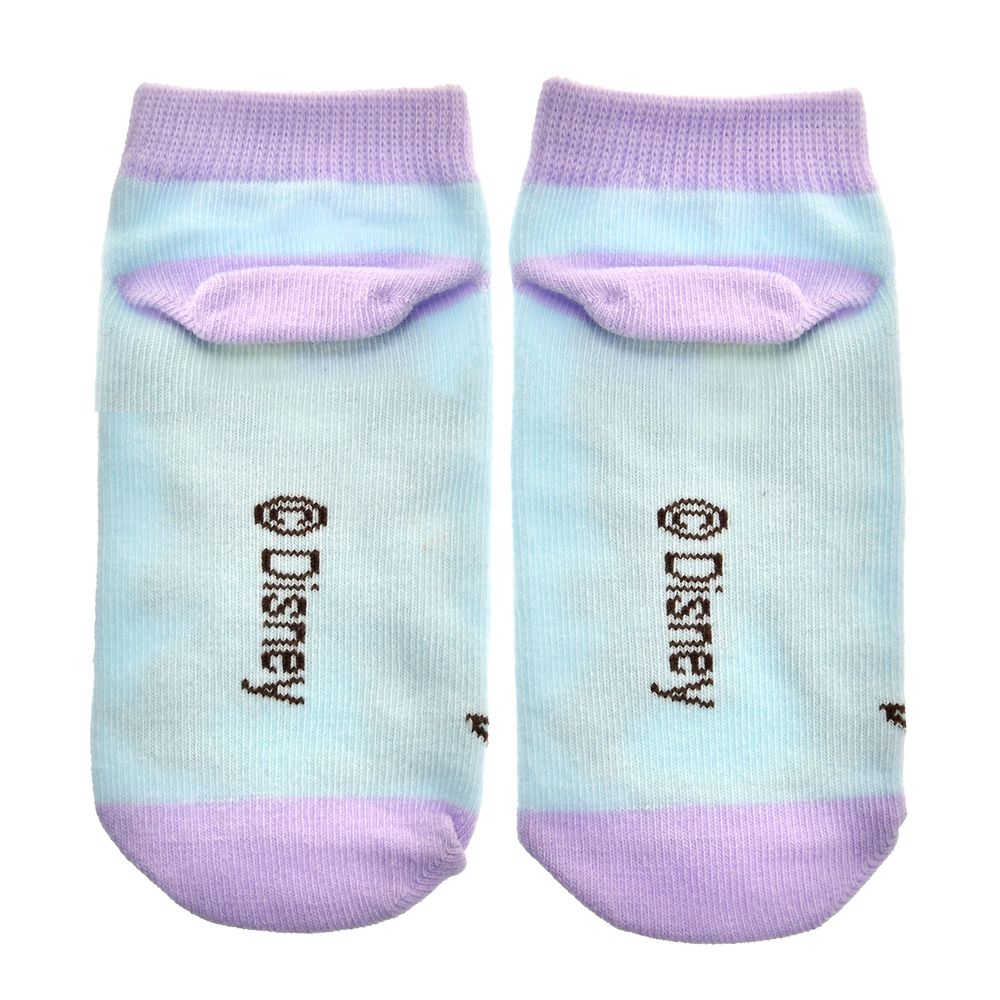Kinder Socken Elsa Knöchelsocken Blau 13–18 cm – Disney Die Eiskönigin Motiv im Kritzelstil