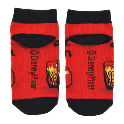 Lightning McQueen Kinder-Socken Knöchelhöhe 13–18 cm – Disney Pixar Cars, Namenslogo