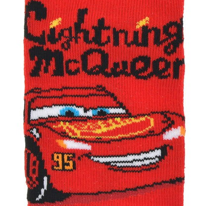Lightning McQueen Kinder-Socken Knöchelhöhe 13–18 cm – Disney Pixar Cars, Namenslogo