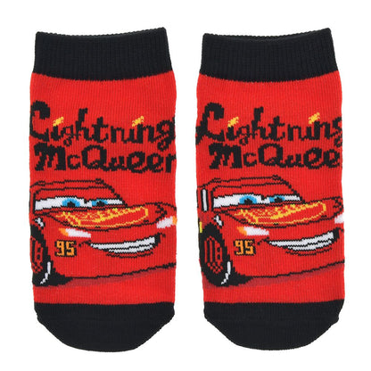 Lightning McQueen Kinder-Socken Knöchelhöhe 13–18 cm – Disney Pixar Cars, Namenslogo