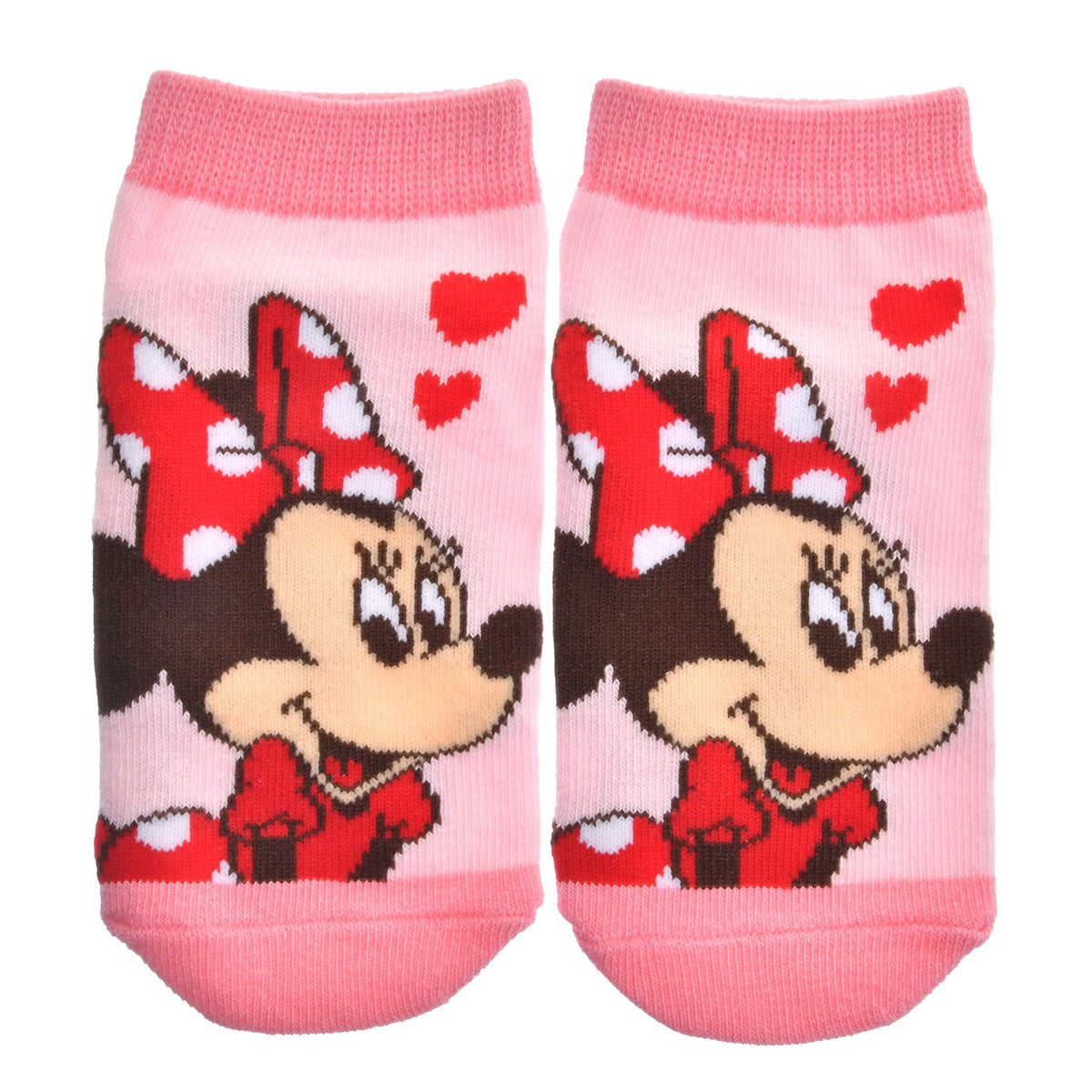 Micky Maus & Freunde Minnie Maus Kinder-Knöchelsocken Rosa, 13–18 cm