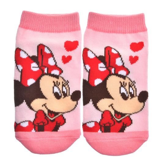 Micky Maus & Freunde Minnie Maus Kinder-Knöchelsocken Rosa, 13–18 cm