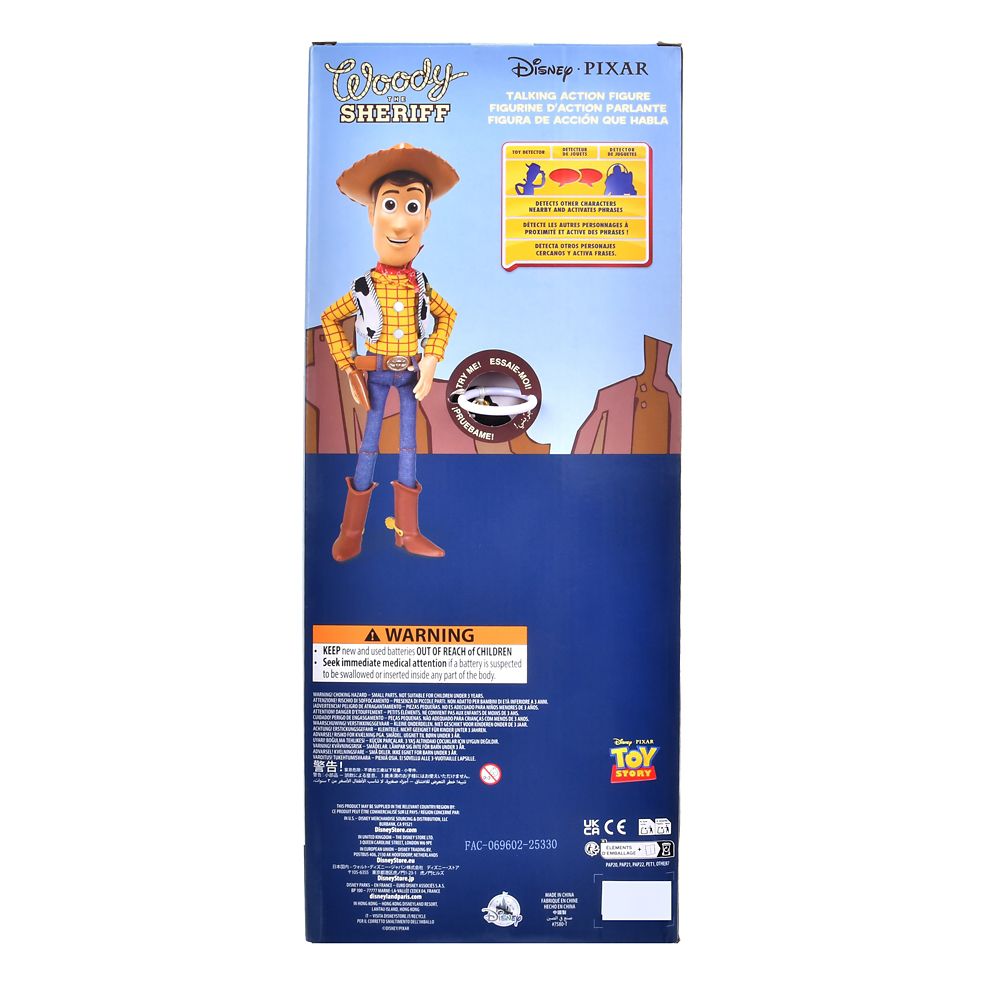 Toy Story – Woody Talking Actionfigur Talk Together (interaktives Spielzeug, Englischsprachig)