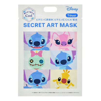 Lilo & Stitch Secret Face Mask Cool – Disney Skin Care, cooling sheet mask with citrus scent