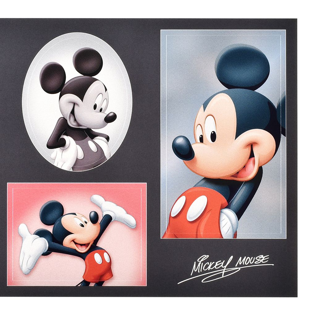 Mickey Maus Sticker-Set – Fotoatelier Look, 4-teilig – Retro Sticker Collection