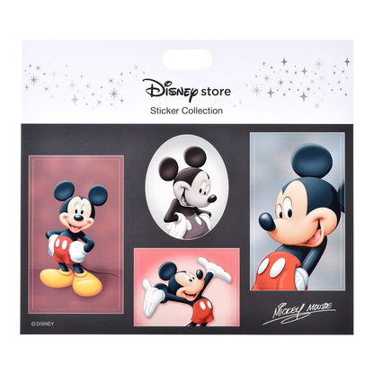 Mickey Maus Sticker-Set – Fotoatelier Look, 4-teilig – Retro Sticker Collection