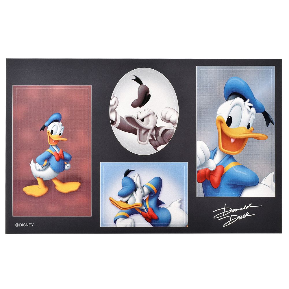 Donald Duck Sticker Collection – Photo Booth Stickers in Retro Photo Studio Look