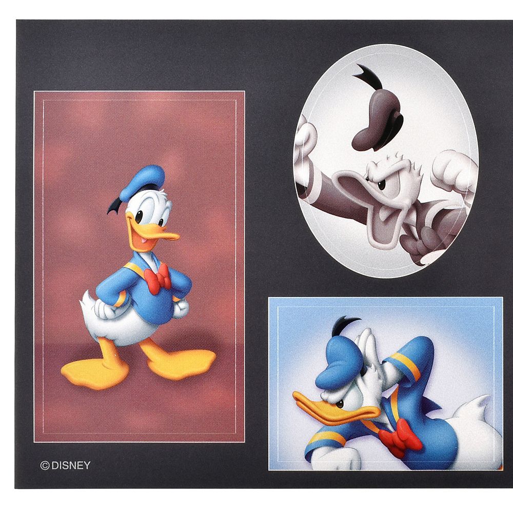 Donald Duck Sticker Collection – Photo Booth Stickers in Retro Photo Studio Look