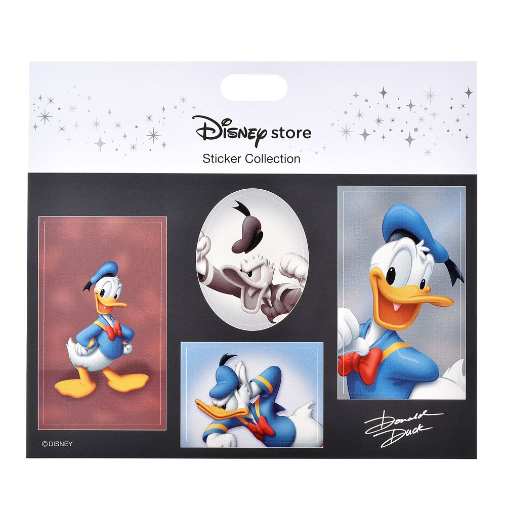Donald Duck Sticker Collection – Photo Booth Stickers in Retro Photo Studio Look
