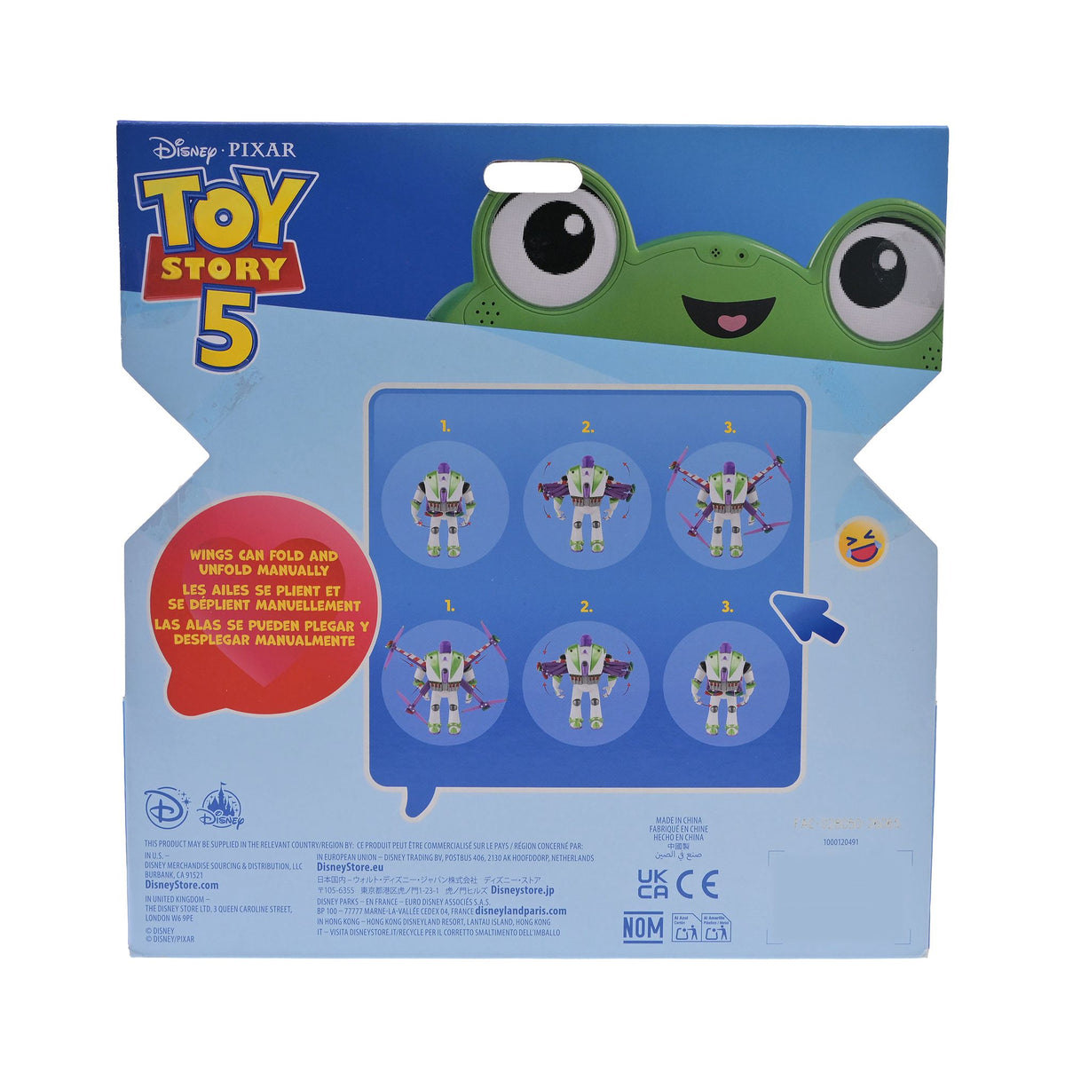 Disney Pixar Toy Story 5 Buzz Lightyear Actionfigur Hightech-Version mit Verwandlungsfunktion – Ansicht 7