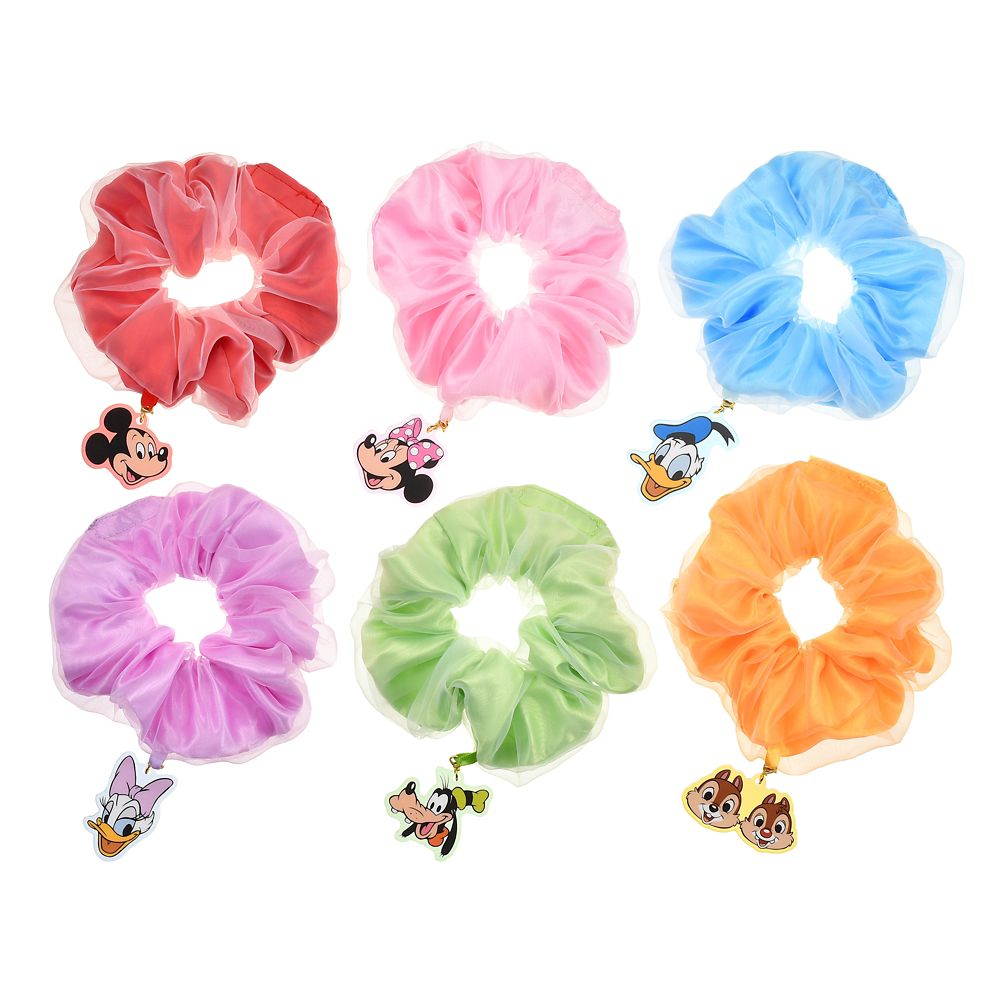 Mickey & Friends Mystery Scarf Scrunchie with Light & Charm - Blind Box