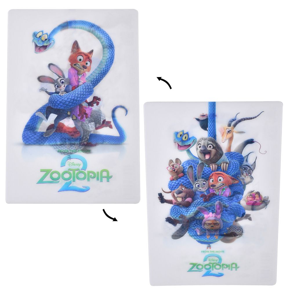 Zootopia 2 Postcard with Lenticular Poster Design