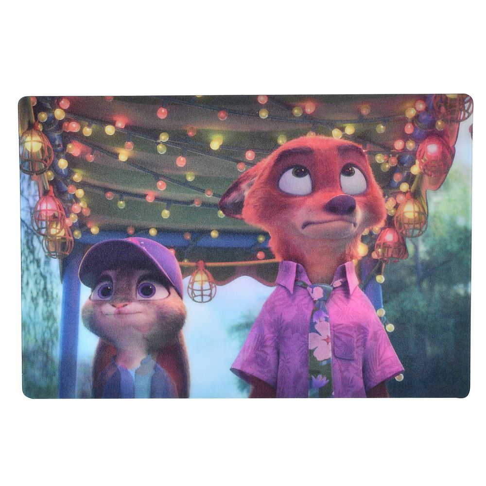 Judy Hopps & Nick Wilde Postkarte – Marsh Market Zootopia 2 Lenticular 10 x 14,8 cm