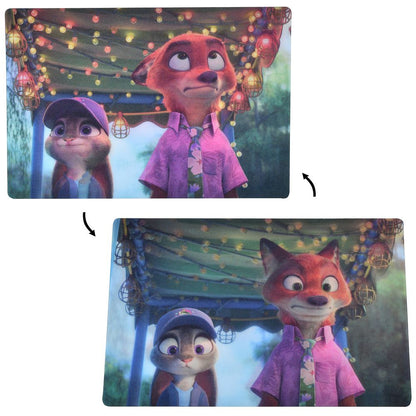 Judy Hopps & Nick Wilde Postkarte – Marsh Market Zootopia 2 Lenticular 10 x 14,8 cm