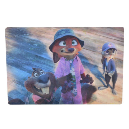 Zootopia 2 Lenticular Postcard – Nick Wilde, Judy Hopps & Nibbles Maplestick – Marsh Market