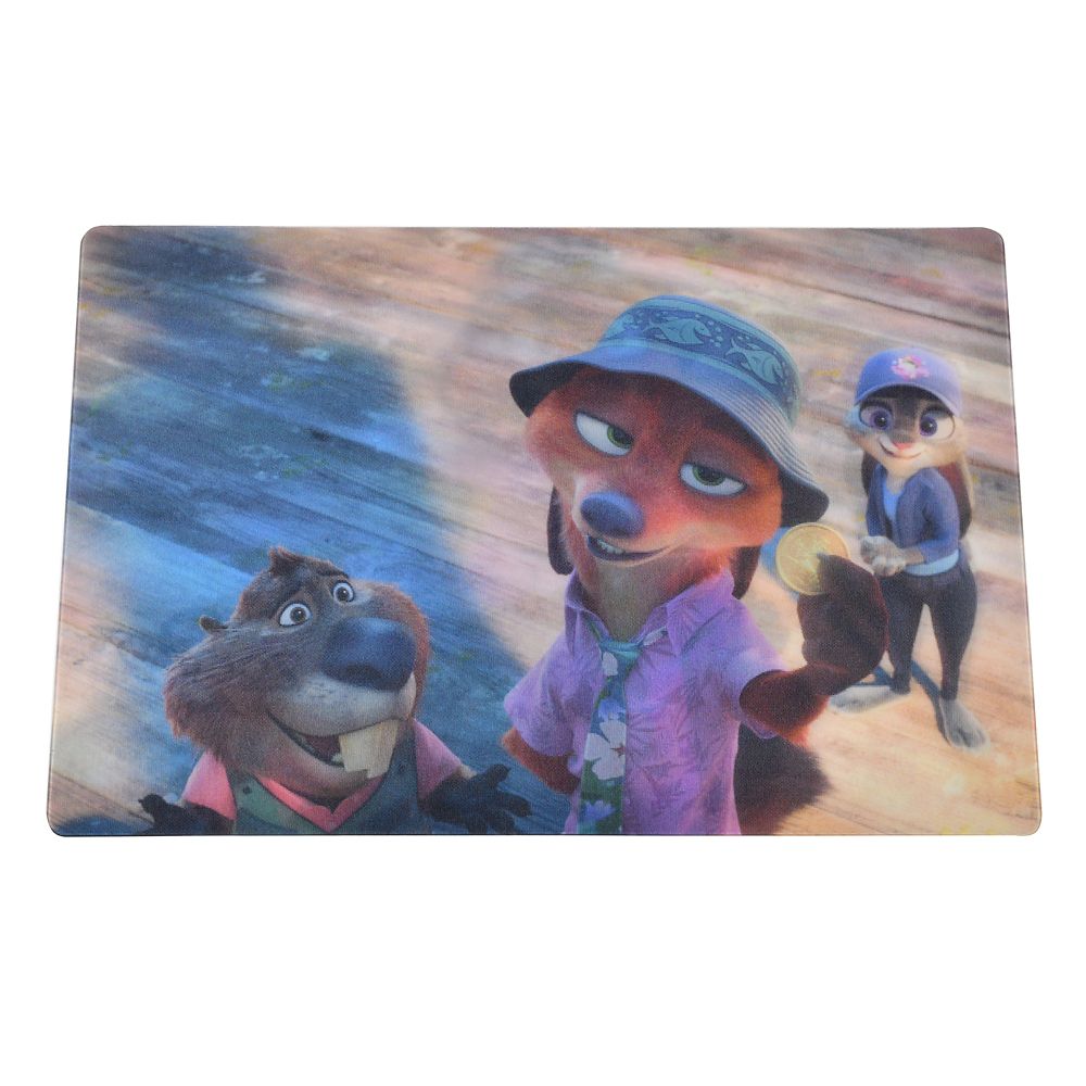 Zootopia 2 Lenticular Postcard – Nick Wilde, Judy Hopps & Nibbles Maplestick – Marsh Market