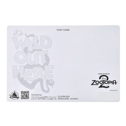 Zootopia 2 Lenticular Postcard – Nick Wilde, Judy Hopps & Nibbles Maplestick – Marsh Market
