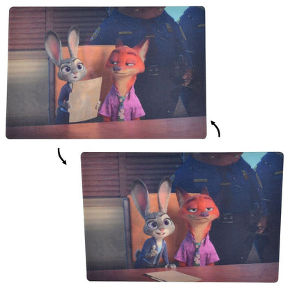Zootopia 2 Postcard - Judy Hopps & Nick Wilde After the Chase (Lenticular 3D Effect)