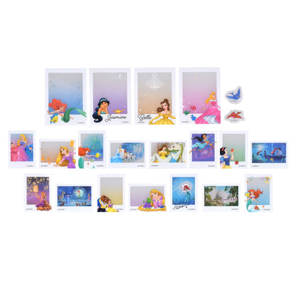 Disney Prinzessin Sticker-Set transparent im Instantfoto-Look, 25 Stück – Ansicht 2