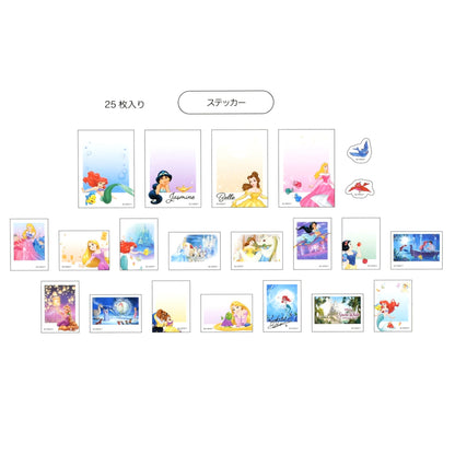 Disney Prinzessin Sticker-Set transparent im Instantfoto-Look, 25 Stück – Ansicht 3