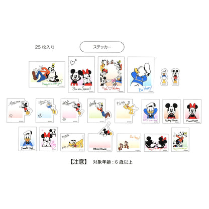 Micky Maus & Freunde transparentes Sticker-Set im Instant-Foto-Design, 25 Stück – Ansicht 3
