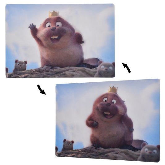 King George Postcard – When I’m a Beaver – Lenticular 3D Effect