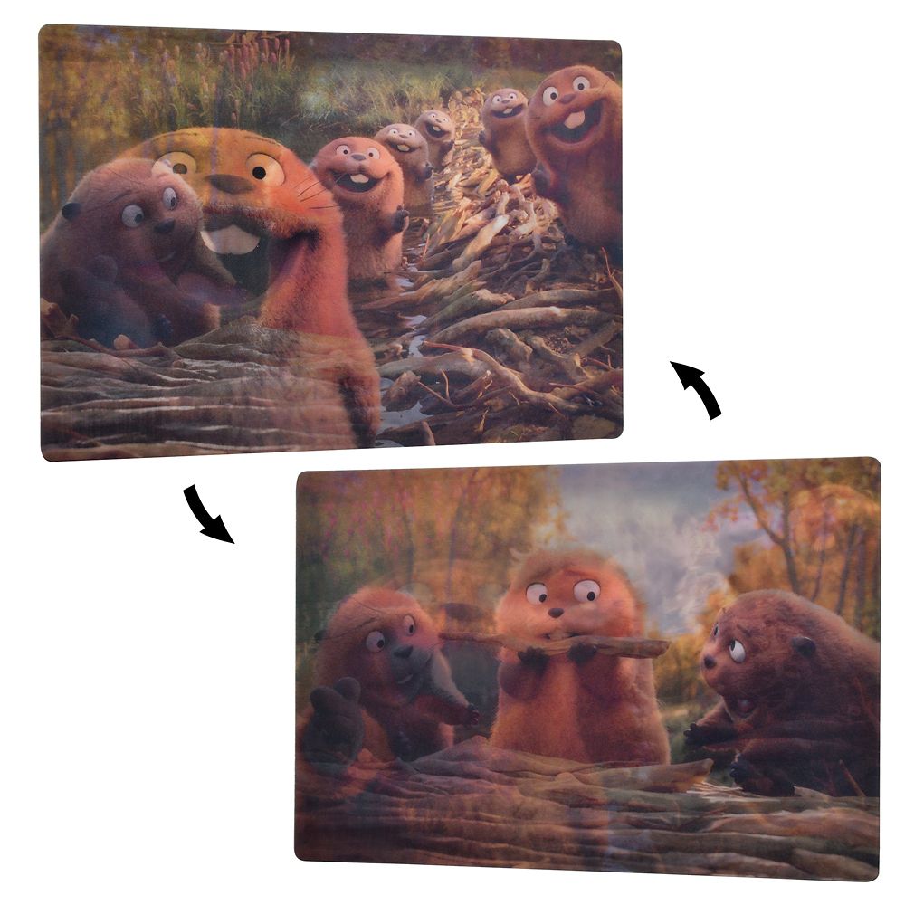 Mabel Postcard - If I Were a Beaver Lenticular 3D Effect (Disney Pixar)