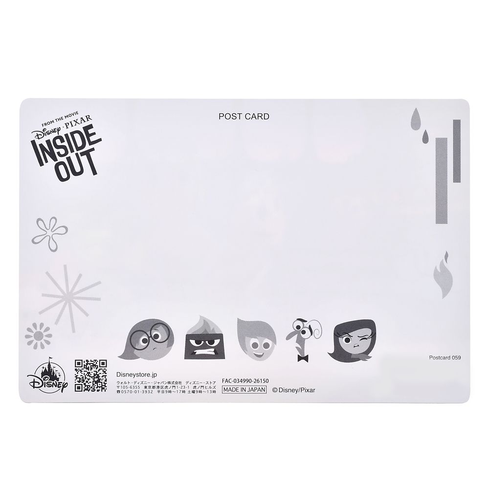 Inside Out Postkarte Golden Gate Bridge Lenticular – Disney Pixar Grußkarte