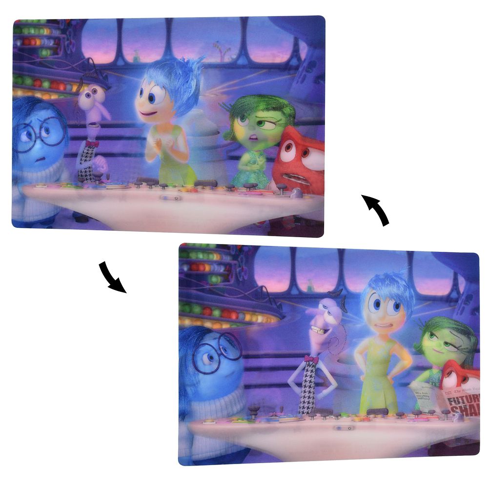 Inside Out Postkarte Golden Gate Bridge Lenticular – Disney Pixar Grußkarte