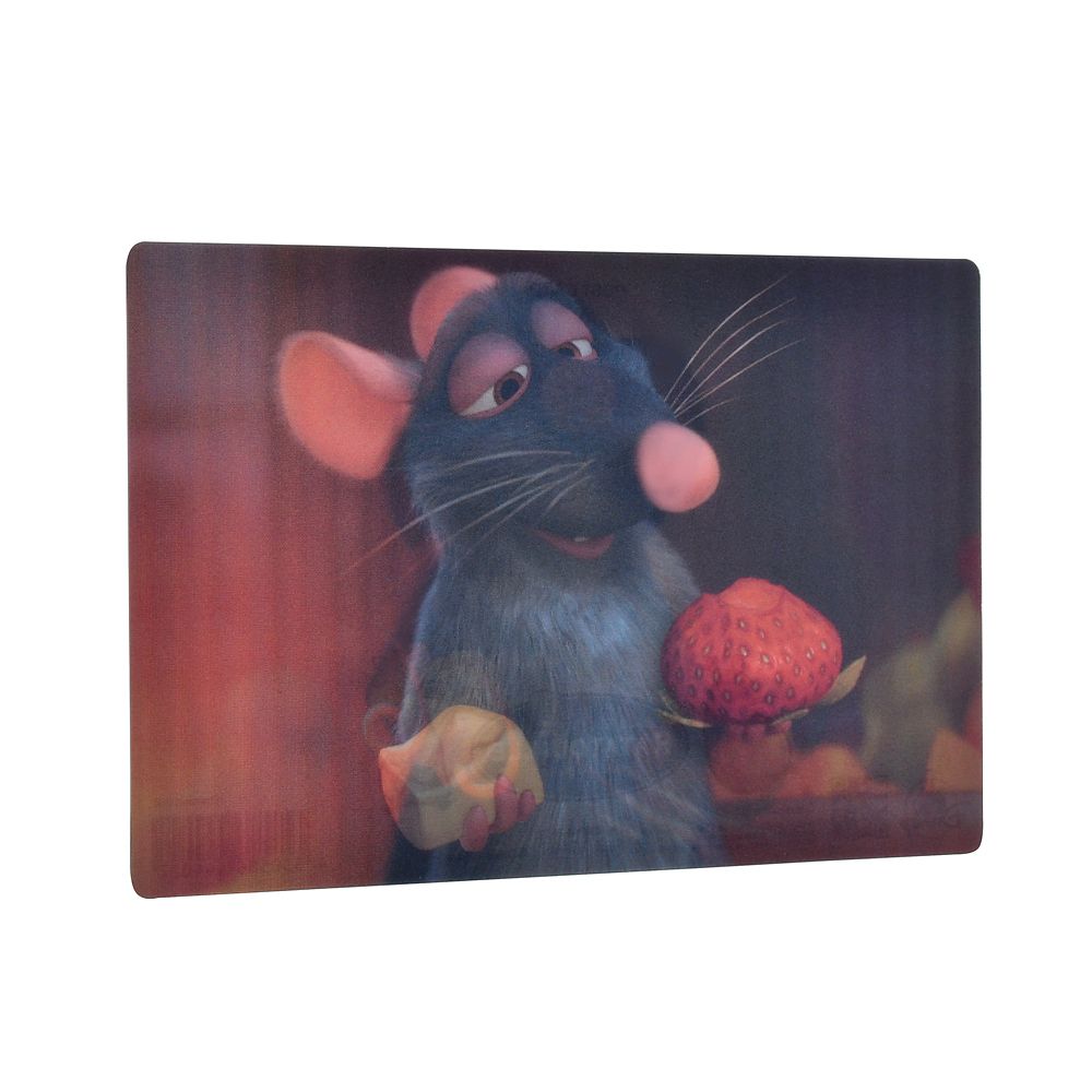 Ratatouille Remy Postcard – Strawberries & Cheese – Lenticular 3D Effect