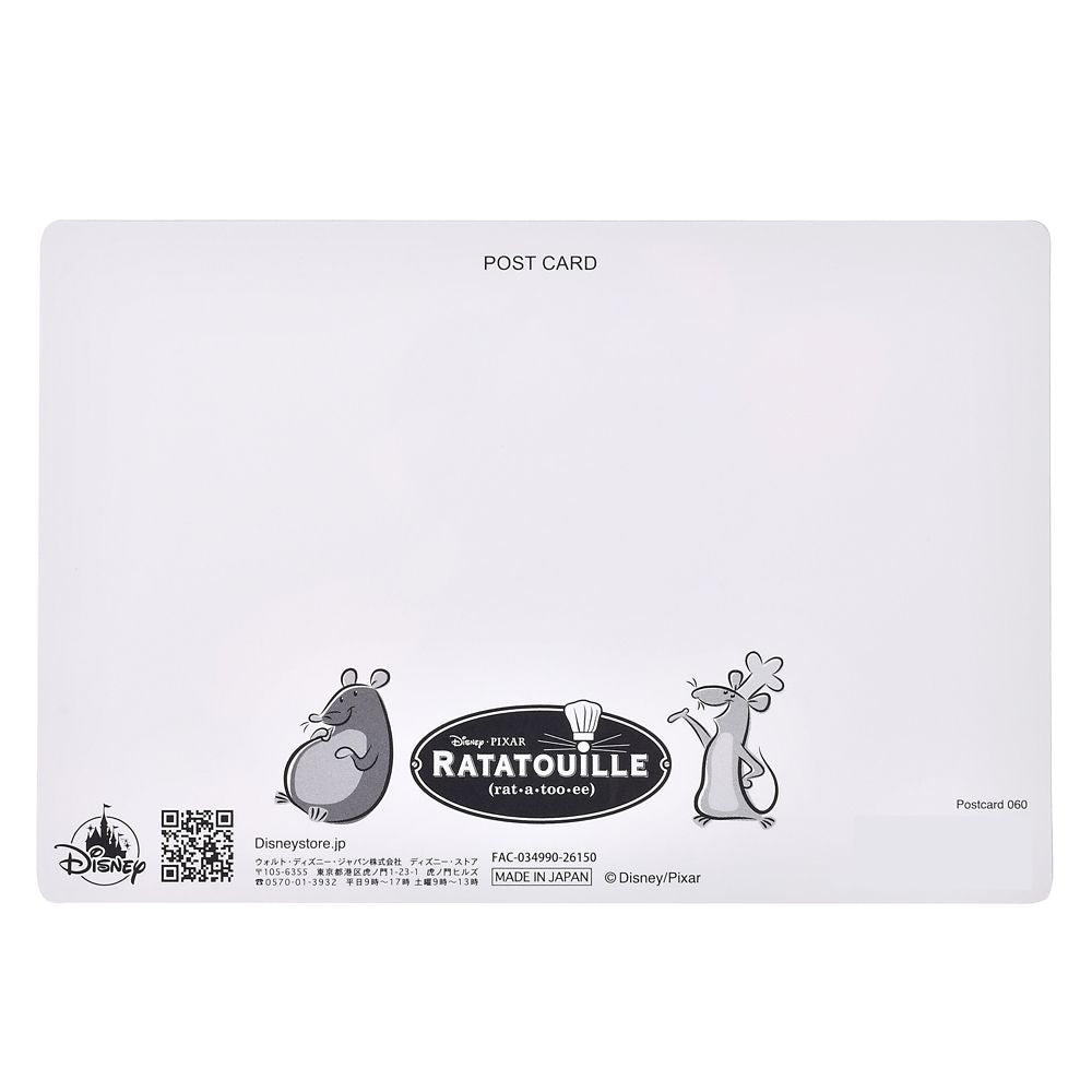 Ratatouille Remy Postcard – Strawberries & Cheese – Lenticular 3D Effect