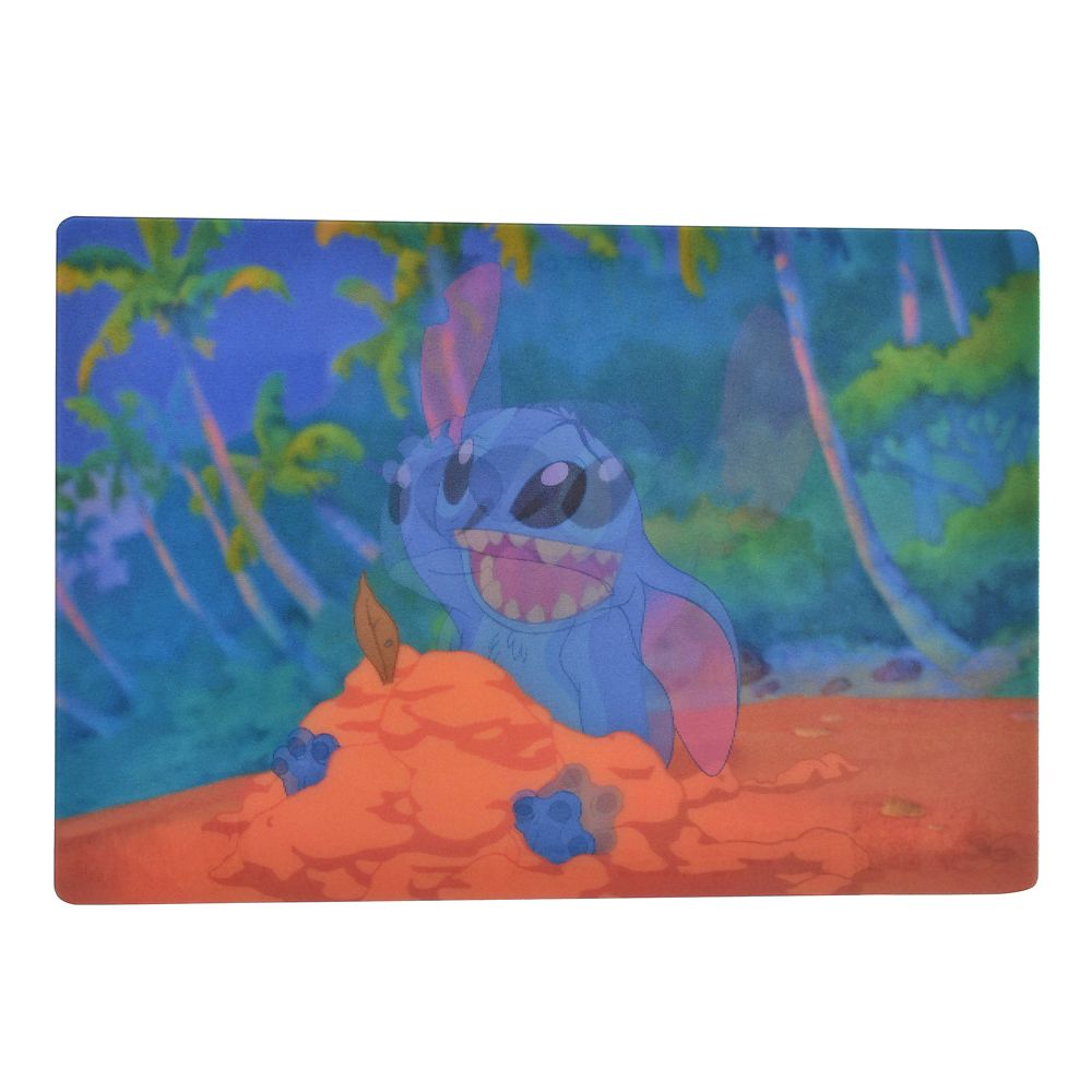Stitch Postcard - Sandcastle Lenticular 3D Effect
