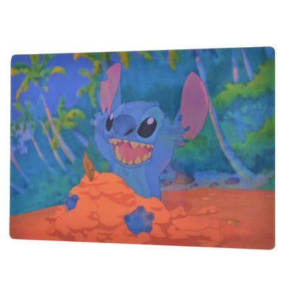 Stitch Postcard - Sandcastle Lenticular 3D Effect