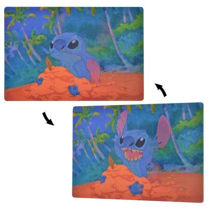 Stitch Postcard - Sandcastle Lenticular 3D Effect