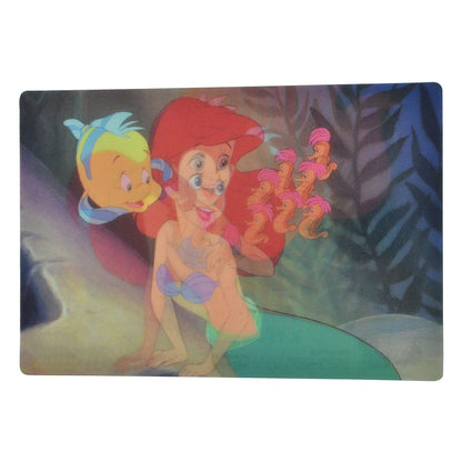 Ariel & Flounder Postcard – Under the Sea, Whispering Design, Lenticular, Disney The Little Mermaid