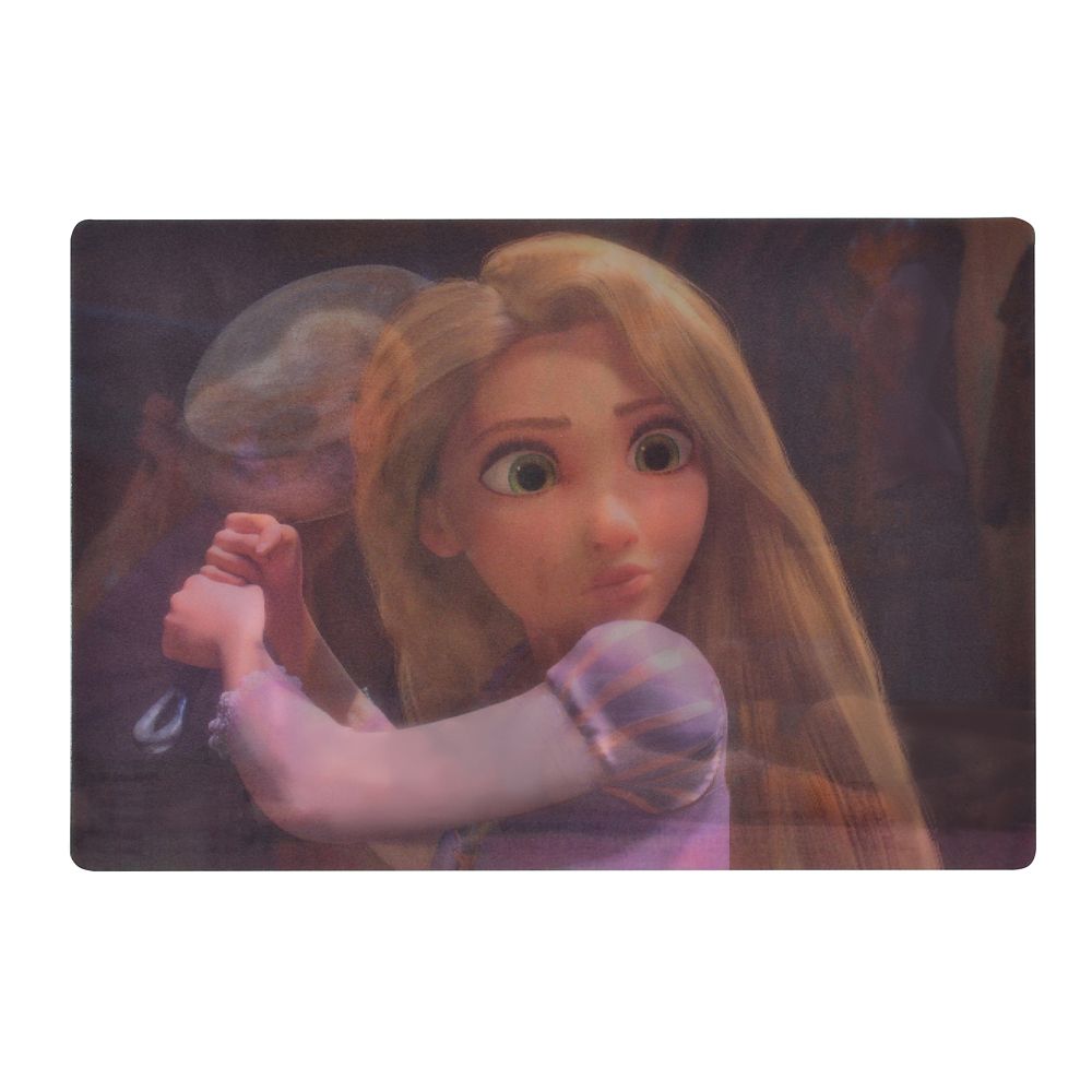 Rapunzel & Flynn Rider Lenticular Postcard – Frying Pan Scene, Disney Tangled