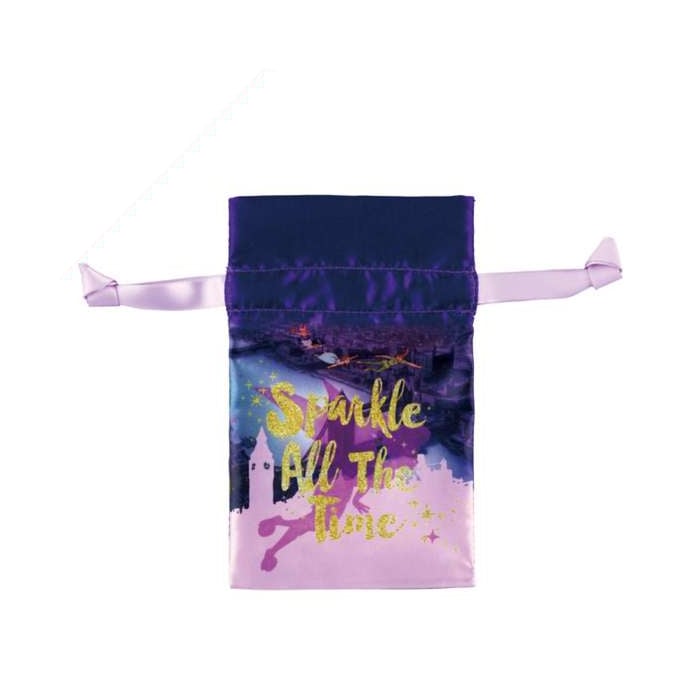 Store Club - Tinker Bell Tasche mit Kordelzug aus glitzerndem Spiegel und Satin Japan Disney Store