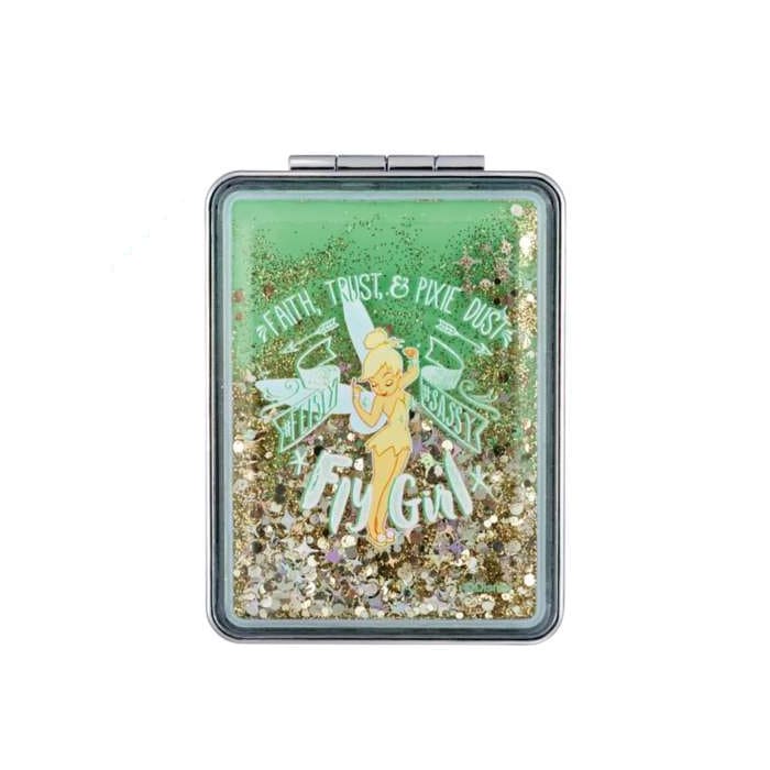 Store Club - Tinker Bell Tasche mit Kordelzug aus glitzerndem Spiegel und Satin Japan Disney Store